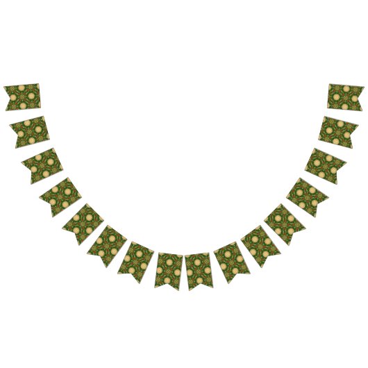 Vintage Christmas Pattern - Flags with String  バンティングフラッグ (全)