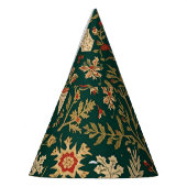 Vintage Christmas Pattern - Paper Party Hat パーティーハット (左)