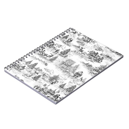 Vintage Christmas Personalized Notebook ノートブック (左側)