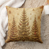 Vintage Christmas Pillow – Retro Holiday Design クッション (ブランケット)