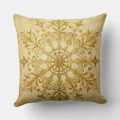 Vintage Christmas Pillow – Retro Holiday Design クッション (裏面)