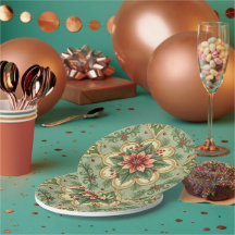 Vintage Christmas Poinsettia 