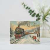 Vintage Christmas Postcard シーズンポストカード (スタンド正面)