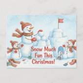 Vintage Christmas Postcard ポストカード (正面)