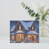 Vintage Christmas Postcard ポストカード (スタンド正面)