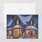 Vintage Christmas Postcard ポストカード (正面/裏面)