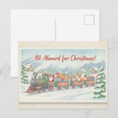 Vintage Christmas Postcard ポストカード (正面/裏面)