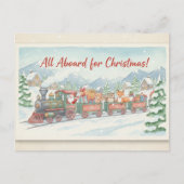 Vintage Christmas Postcard ポストカード (正面)