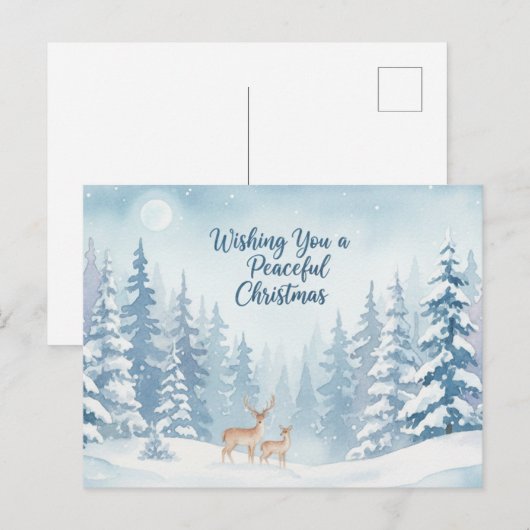 Vintage Christmas Postcard ポストカード (正面/裏面)