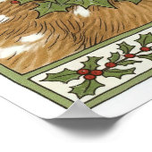 Vintage Christmas Poster ポスター (角)