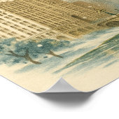 Vintage Christmas Poster – 愛とシカゴから ポスター (角)