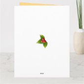 Vintage Christmas Puppy Retro Christmas カード (裏面)