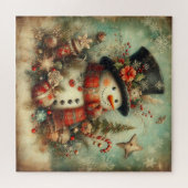 Vintage Christmas Puzzle ジグソーパズル (横)