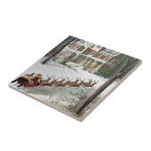 Vintage Christmas, Saint Nicholas with Reindeer タイル (側面)