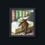 Vintage Christmas, Santa Claus いけな Nice List キャンバスプリント<br><div class="desc">ヴィンテージイラストレーションメリークリスマスの休日デザインは、本サンタクロースと彼の作品のページをフィーチャー。1889年マクラーリン・ブラザーズ発行。この物語は、世界中の良い小さな男の子や女の子のための玩具を作るサンタの仕事を物語っている。このビクトリアン時代の写真は彼のすてき図書館を通し読て、子供の名前と素敵なリストを持つ大きな本の古いサンいけなニコラスの姿を示している。</div>