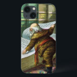 Vintage Christmas, Santa Claus いけな Nice List iPhone 13ケース<br><div class="desc">ヴィンテージイラストレーションメリークリスマスの休日デザインは、本サンタクロースと彼の作品のページをフィーチャー。1889年マクラーリン・ブラザーズ発行。この物語は、世界中の良い小さな男の子や女の子のための玩具を作るサンタの仕事を物語っている。このビクトリアン時代の写真は彼のすてき図書館を通し読て、子供の名前と素敵なリストを持つ大きな本の古いサンいけなニコラスの姿を示している。</div>