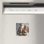 Vintage Christmas Santa Claus Magnet マグネット (インサイチュ (食洗機))