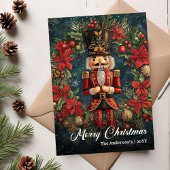 Vintage Christmas Santa Holiday Greeting Card シーズンカード