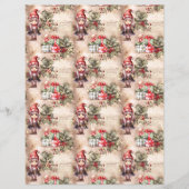 Vintage Christmas Scrapbook Paper (正面)