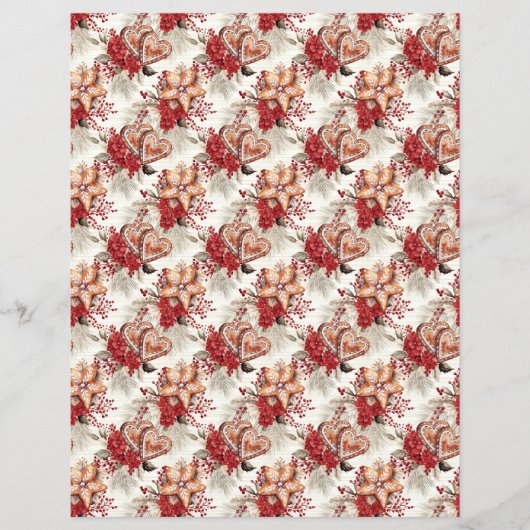 Vintage Christmas Scrapbook Paper (正面)