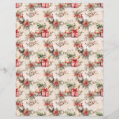 Vintage Christmas Scrapbook Paper (正面)