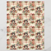 Vintage Christmas Scrapbook Paper (正面)