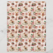 Vintage Christmas Scrapbook Paper (正面)