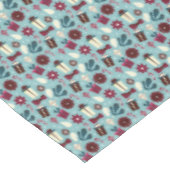 Vintage Christmas Season Gift Doodle テーブルクロス (アングル)