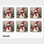 Vintage Christmas - Stickers スクエアシール (シート)