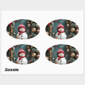 Vintage Christmas - Stickers 楕円形シール (シート)