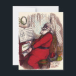 Vintage Christmas, Thomas Nast Santa Claus Piano シーズンカード<br><div class="desc">ヴィンテージイラストレーションサンタクロースのピアノビクトリアンを特集したクリスマス遊の休日デザイン。アーティスト：トーマス・ナスト。</div>