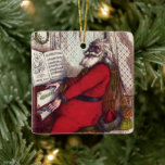 Vintage Christmas, Thomas Nast Santa Claus Piano セラミックオーナメント<br><div class="desc">ヴィンテージイラストレーションサンタクロースのピアノビクトリアンを特集したクリスマス遊の休日デザイン。アーティスト：トーマス・ナスト。</div>