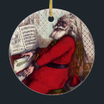 Vintage Christmas, Thomas Nast Santa Claus Piano セラミックオーナメント<br><div class="desc">ヴィンテージイラストレーションサンタクロースのピアノビクトリアンを特集したクリスマス遊の休日デザイン。アーティスト：トーマス・ナスト。</div>