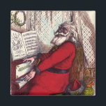 Vintage Christmas, Thomas Nast Santa Claus Piano マグネット<br><div class="desc">ヴィンテージイラストレーションサンタクロースのピアノビクトリアンを特集したクリスマス遊の休日デザイン。アーティスト：トーマス・ナスト。</div>