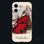 Vintage Christmas, Thomas Nast Santa Claus Piano iPhone 16ケース<br><div class="desc">ヴィンテージイラストレーションサンタクロースのピアノビクトリアンを特集したクリスマス遊の休日デザイン。アーティスト：トーマス・ナスト。</div>