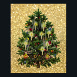 vintage christmas tree ポスター<br><div class="desc">vintage christmas tree</div>