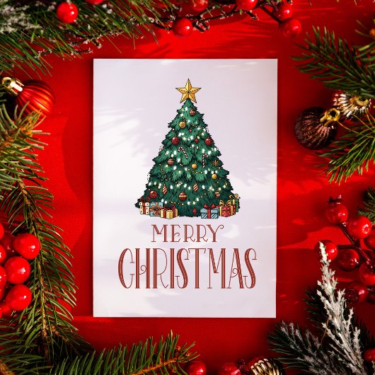 Vintage Christmas Tree Classic  シーズンカード