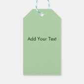 Vintage Christmas Tree with a Star Custom ギフトタグ (裏面)