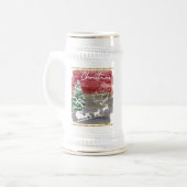 Vintage Christmas trees  ビールジョッキ (正面左)