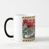 Vintage Christmas trees  モーフィングマグカップ (左)