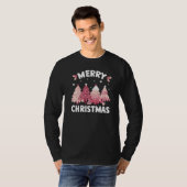 Vintage Christmas Trees  Merry Christmas Tシャツ (正面フル)