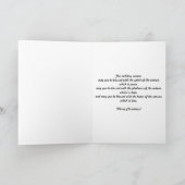 Vintage Christmas Wishes、孫娘&パートナー シーズンカード (内部)