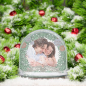 Vintage Christmas Wreath Custom Photo and Message (クリスマス)