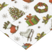 Vintage Chrsitmas テーブルクロス (アングル)