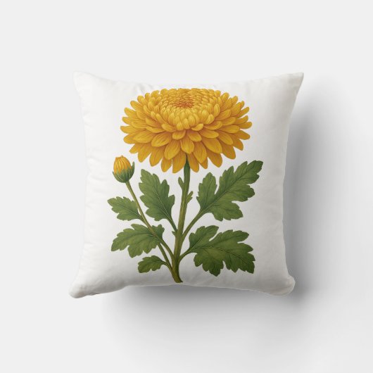 Vintage Chrysanthemum クッション (裏面)