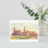 Vintage Church and Palace in Dresden, Germany ポストカード (スタンド正面)