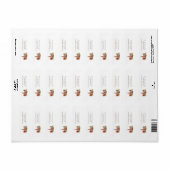 Vintage Church Bible Verse Autumn  ラベル (フルシート)