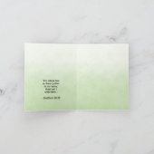 Vintage Church Bible Verse Sage  ノートカード (内部)