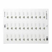 Vintage Church Blue Steeple ラベル (フルシート)