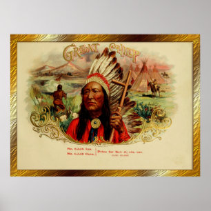 Vintage Cigar Box Labels Posters ポスター